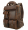 Original Brand Dark Brown Vintage Men's Genuine Crazy Horse Leather 14 Inch Multi Pockets Laptop Backpack Shoulder Bag Travel Bag