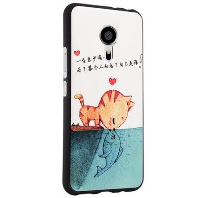 MEIZU PRO 5 case silicone 3D stereo relief Painting back case MEIZU PRO5 cover for MEIZU PRO 5 MX5 PRO mobile phone bags case Phone Cases For meizu