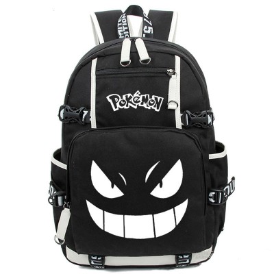 Cosplay Bag Anime Luminous Printing Backpack Pokemon Gengar Cosplay Backpacks School Bags for Teenager Girls Boys Mochila Feminina