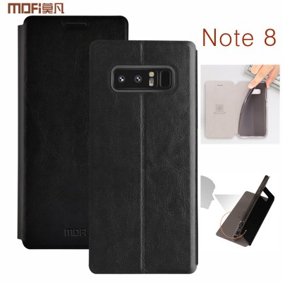 For samsung galaxy note 8 case PU leather MOFi for samsung note 8 flip case note8 stand holder book style for SM-N950F SM-N9500