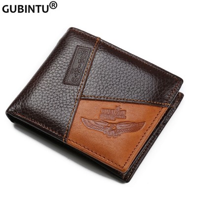 Genuine Leather Men Wallets with Coin Pocket mens wallet with zipper compartment Real Male Purse Wallets