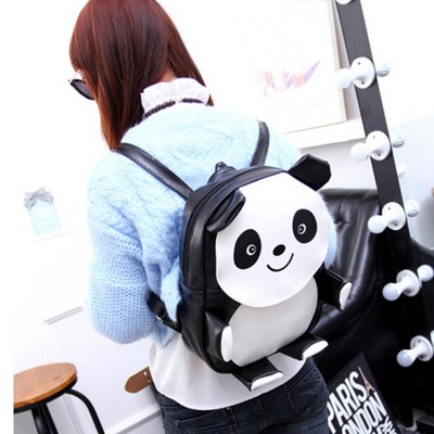 fashion cute Panda teenager girls Backpack mochali preppy panda leather bag elephant Backpack women new brand backpack blosas 