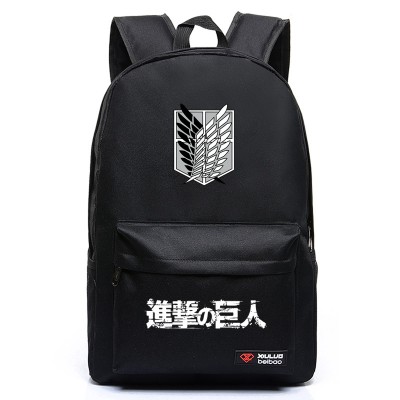 Cosplay Bag J77 Anime Cartoon Attack on Titan Cosplay Backpack Shingeki No Kyojin School Bag Rucksack Men's Travel Bags Scouting Legion