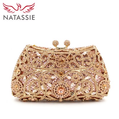 ladies gold handbags