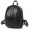 2019 NEW Black Small backpack women fashion Genuine Leather backpack punk style backpack for girls teens
