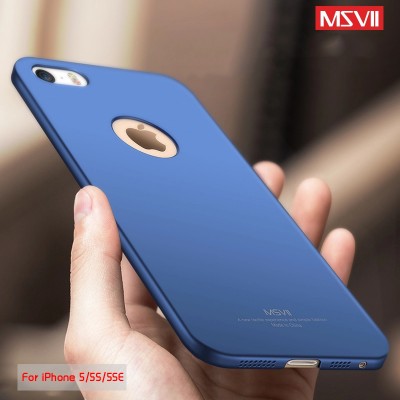 MSVII Case For Apple iPhone 5S Case iPhone SE Case Cover Luxury Full Protection Frosted PC Hard Protective Cover For iPhone 5