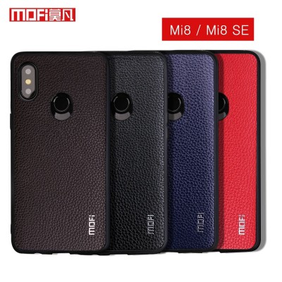 Xiaomi Mi 8 Case Xiaomi Mi 8 SE Case Mofi Business Hard Back Cover Pu Leather Xiaomi Mi 8 Case Cover Mi 8 SE Case Cover