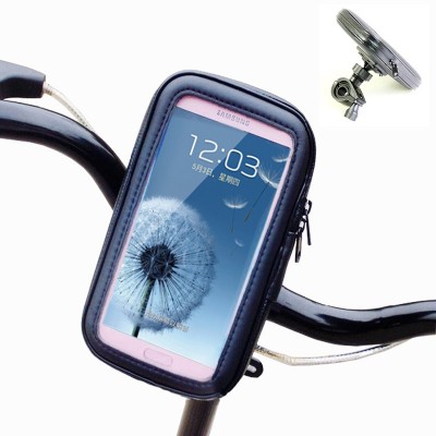 Bike Bicycle Motorcycle Phone Pouch Waterproof Case Bag Handlebar Mount Holder for Samsung i9300 Galaxy SIII 4.8inch Cell Phones