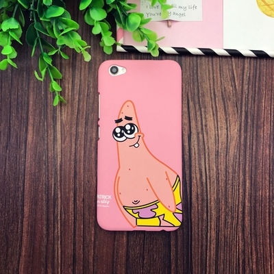 Patrick Star Phone Case Spongebob Iphone 6 Case Lovely Cartoon SpongeBob Patrick Frosted PC Phone Case Cover for Apple iPhone 6 6S 6S 7 plus