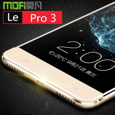 Letv pro 3 glass MOFi original LeEco Le pro 3 X720 full cover tempered glass leEco pro 3 screen protector rose gold 5.5 inch 