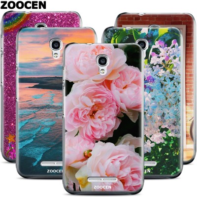 ZOOCEN cover for Alcatel 4024D case Floral print case for alcatel one touch pixi 4024d Plastic Flip Cover for alcatel crystal