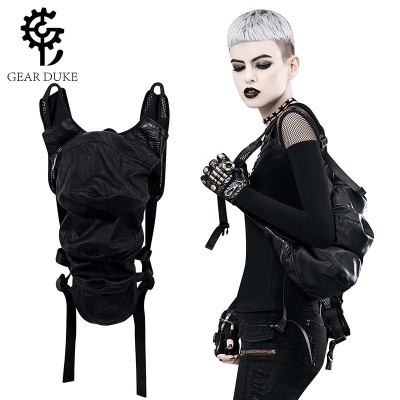 Custom Steampunk Insects Backpack Black Shoulder Bag