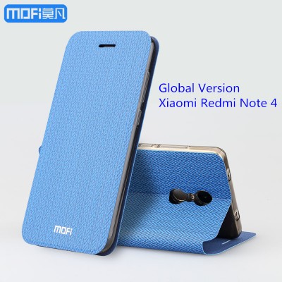 MOFi Case for Xiaomi Redmi note 4 case redmi note 4x flip case MOFi original redmi note 4x stand case capa coque funda