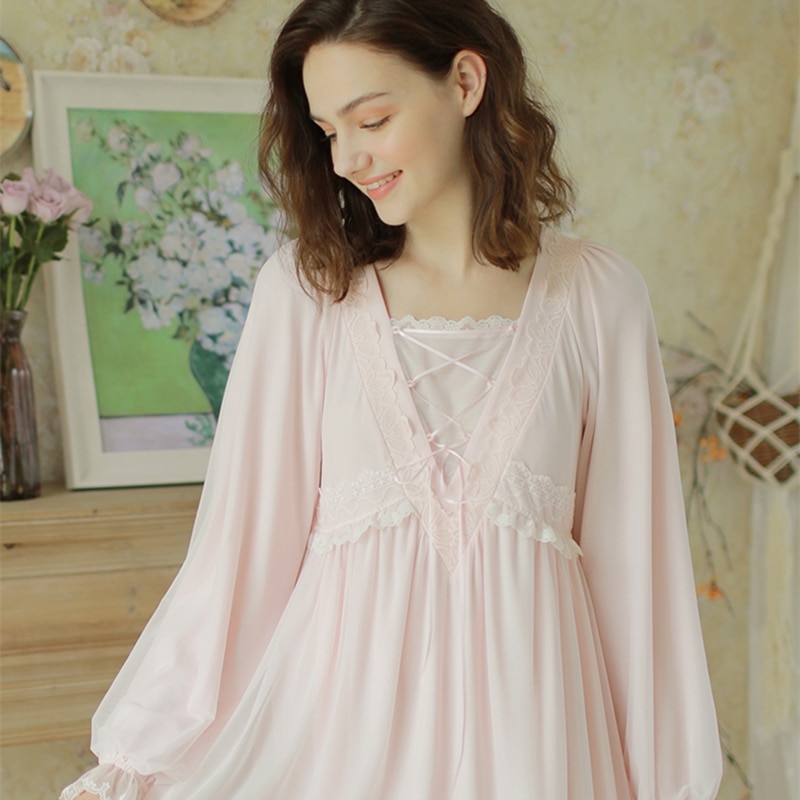 white lace night dress