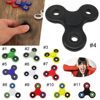 Finger Fidget Toys 11 Types Fluoresce Tri Spinner Fidget Hand Spinner Shine Gyro Puzzle Toy Stress Relief Triangle Finger Toy Focus EDC ADHD Autism