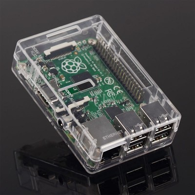 Raspberry Pi 3 Model B+(plus) ABS Case  Tranparent ABS Enclosure Box Shell for Raspberry Pi 3/2