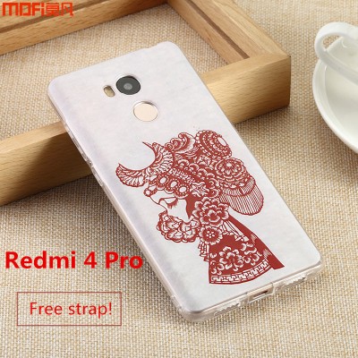 Xiaomi redmi 4 pro case cover Xiaomi Mi Redmi 4 case colorful pattern 3D relief MOFi original redmi 4 prime cover mountain 5" 