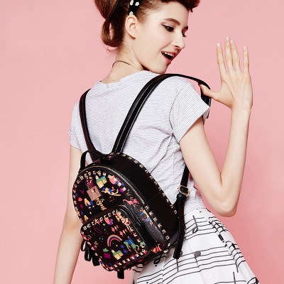 2019 New Fashion Girl Schoolbag Ladies Travel Mini Backpacks Bag Women's Leather Backpack