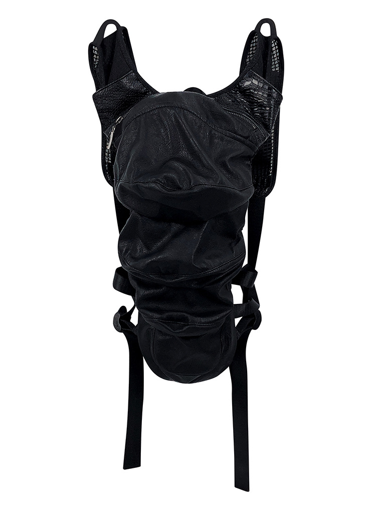 Custom Steampunk Insects Backpack Black Shoulder Bag
