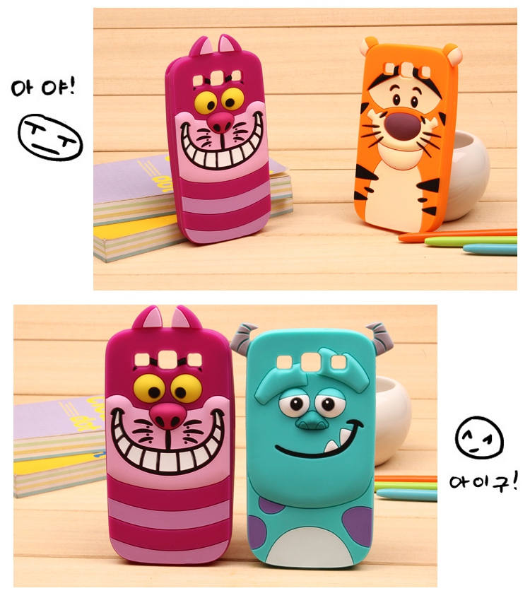 Cat Phone Case Cat 3D Cartoon Soft Silicone Case for Samsung Cartoon Phone Cases Personalised Phone Case Funny Phone Cases Cute Phone Cases Cat Case