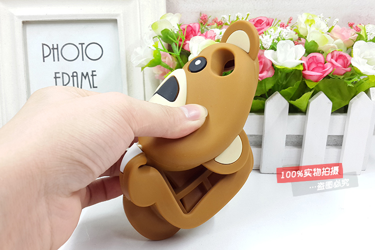 Teddy Bear Phone Case Teddy Bear Iphone 6 Case Lovely Cartoon Teddy Bear Patrick Frosted PC Phone Case Cover for iPhone 6 6S 6S 7 plus