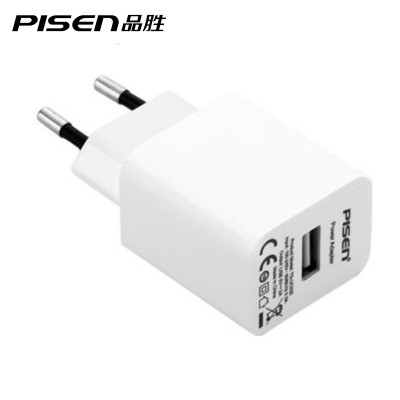 New PISEN 5V 2A USB  EU UK Plug Charger Travel Convenient Mini Phone Power Wall Adapter White For iphone 6 S Samsung Xiaomi