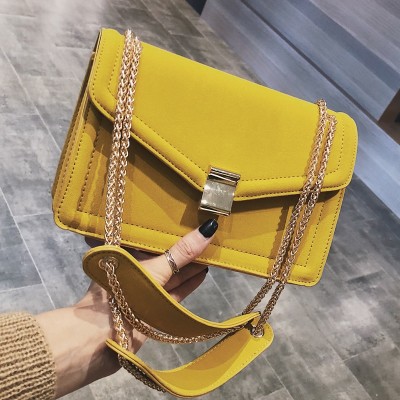 Retro Fashion Female Square Bag 2019 New High quality Matte PU leather Womens Designer Handbag Chain Shoulder Messenger bags