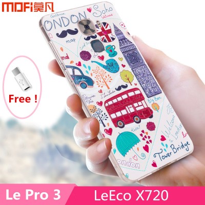 Letv le pro 3 case MOFi original leeco le pro 3 cover TPU soft back case fashion flower minions letv pro 3 X720 cartoon capa 5.5 