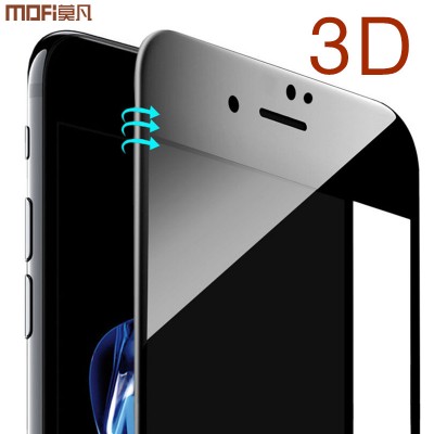 MOFI Phone Case For iphone 8 galss i8 plus tempered glass for iphone 8 plus screen protector 3D full cover curved soft edge anti glare blue ray