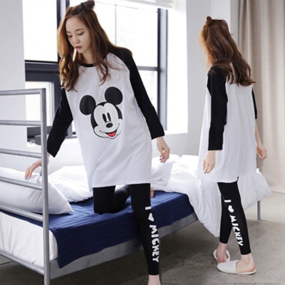 womens long top nightwear