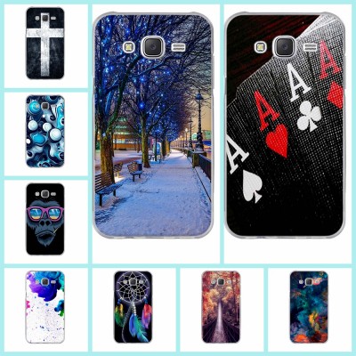 Fashion Cut Painted Pattern TPU Silicone Soft For Samsung Galaxy J5 Case For Samsung Galaxy J5 2015 J500 Cell Phone Back Cover Case