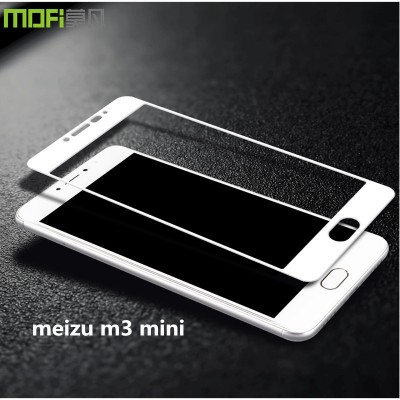 meizu m3 mini glass MOFi original white full cover screen protector meizu m3s mini tempered glass film HD anti glare 5 inch 