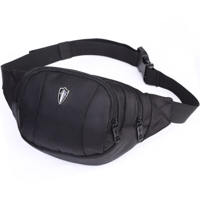 COOL Fanny Pack waist bag men/men fanny pack/belt bag/fashion waist pack /waterproof nylon bum bag men/hip pack/V5001 black/blue