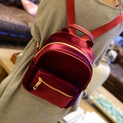 100pcs/lot Sweet Lady Mini Backpack For Women Teenage Girl Female Ruckasck