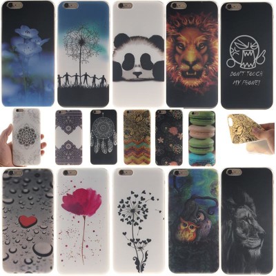 cartoon phone cases For Fundas iPhone 6 Silicone Case Coque iPhone 6 6s Case Silicone Cute Cartoon For iPhone 6s Cover Panda Lion Animals Anime Capa cartoon cases