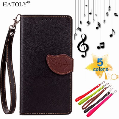 For Huawei Y5C Flip Case Leaf Leather Case for Huawei Y541 Wallet Cover For Huawei Honor Bee Phone Shell Card Holder