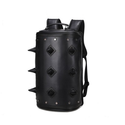 Gothic Steampunk Unique backpack cool bag steampunk fashion Men women Leather Backpack  School Bag Street Fashion Waterproof Backpack Teenager 2019