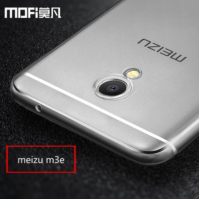 meizu m3e case meilan e case tpu soft cover m3e transparent back cover mofi original m3e silicon ultra clear Anti-knock 5.5 inch 