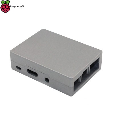 Raspberry Pi 3 Model B Plus Aluminum Case RPI 3 Model B+ Silver Case Metal Enclosure Compatible with Raspberry Pi 3 Model B+