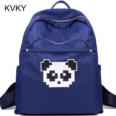 Women Oxford Backpack Cute Cartoon Panda School Bags For Teenagers Girls Kawaii Youth Backpacks Rugzak Mochilas Femininas Hot 