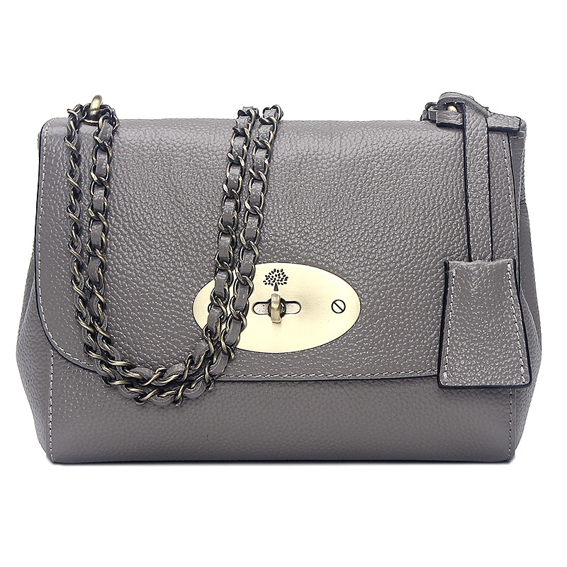 gray designer bag