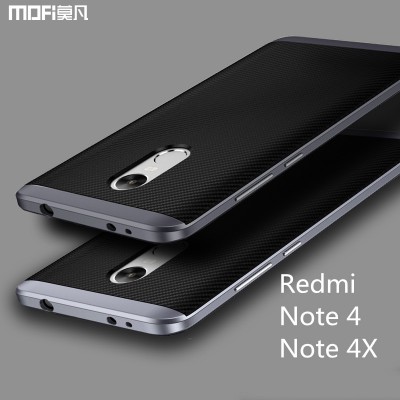 Xiaomi redmi note 4X case cover redmi note 4 case MOFi back case note4x capa coque funda 2 in 1 joint TPU soft case PC frame 5.5 