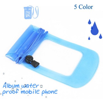 100pcs/lot Clear Waterproof Pouch Bag Dry Case Cover For All Cell Phone Camera Mobile phone waterproof bag