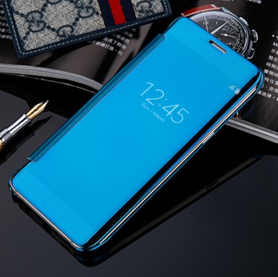 Fashion Plating Mirror Flip Phone Case for Samsung Galaxy S7 Edge Case Cover for Samsung Galaxy C5 C7 A9 S7 Case Luxury Coque