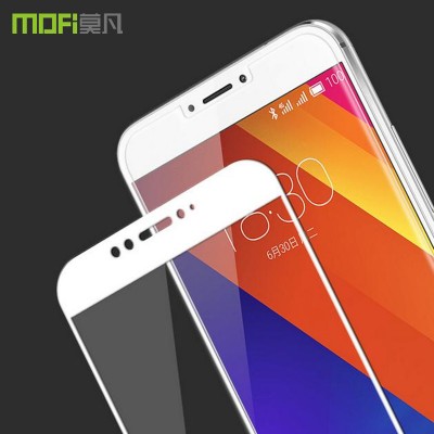 meizu mx6 glass MOFi original meizu mx6 tempered glass full cover screen protector white front guard film 5.5 inch 