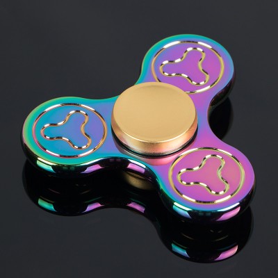 Finger Fidget Toys Tri Fidget Hand Spinner Metal Triangle Torqbar Zinc Alloy Puzzle Finger Toy EDC Focus Fidget Spinner ADHD Austim Super Fast Toy Fidget Toys for Children Fidget Toys for Adults