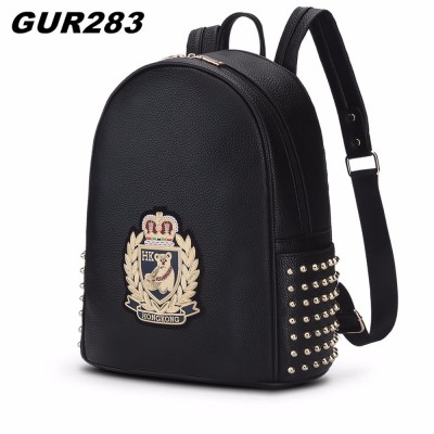 GUR283 Preppy Style brand women backpack fashion panda printing school bags for teenage girls high quality leather backpack 
