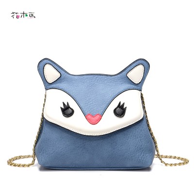 Mini Bags Womens Handbag Chain Crossbody Bag 2019 Personalized Happy Fox Shape Bag Messenger Bag Lady Flap