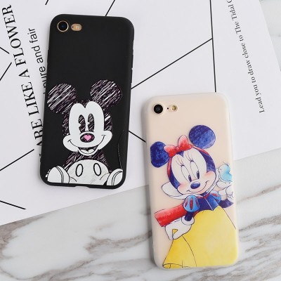 cartoon phone cases Case Minnie Mickey NEW Soft case Cartoon Couples for iPhone 6s, Fashion Phone Cover Coque for iPhone 6s Plus 7Plus 5 SE 5s cartoon cases