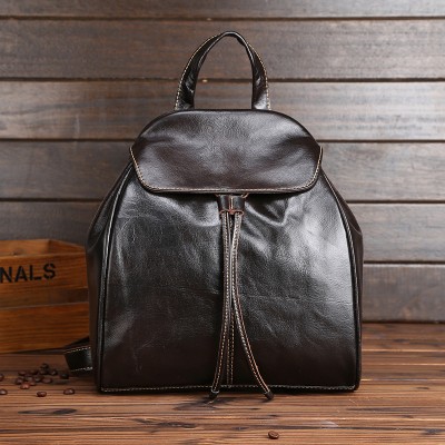 Backpacks for Girls Genuine Cowhide Leather Women Backpacks Fashion Design Female Casual School Bag for Girls Famous Brand Mini Small Vintage Bags